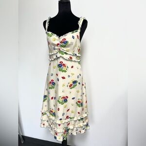 Anthropologie, Silk dress by Odille. So adorable, size 8 but fits like a 6